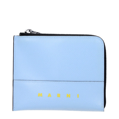 Marni Blue Polyethylene Wallet