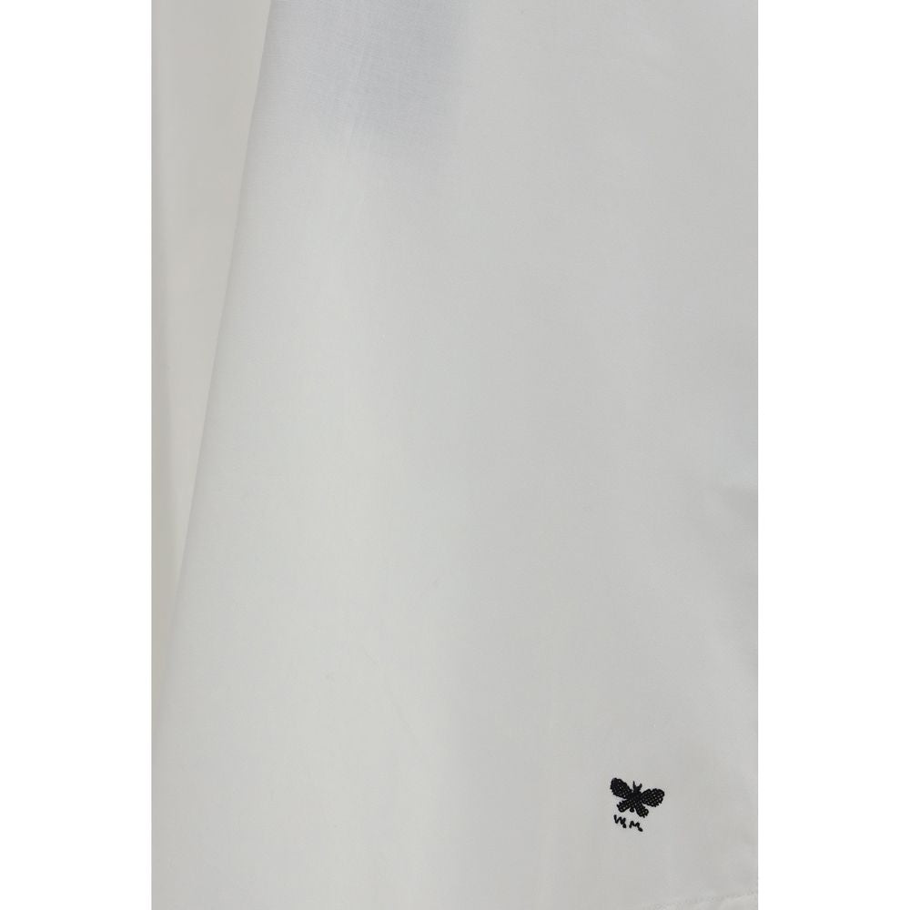 Max Mara White Cotton Dress Shirt