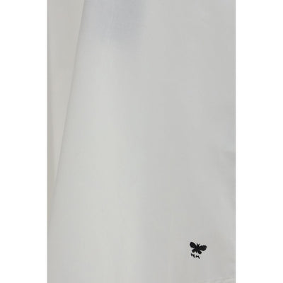 Max Mara White Cotton Dress Shirt