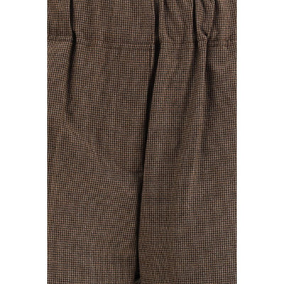 Max Mara Brown Wool Casual Pants