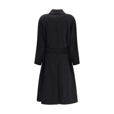 Max Mara Black Camel Hair  Coat