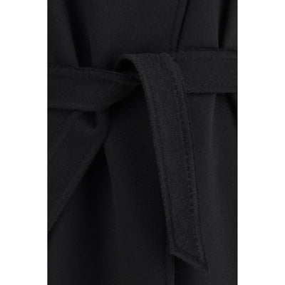 Max Mara Black Camel Hair  Coat