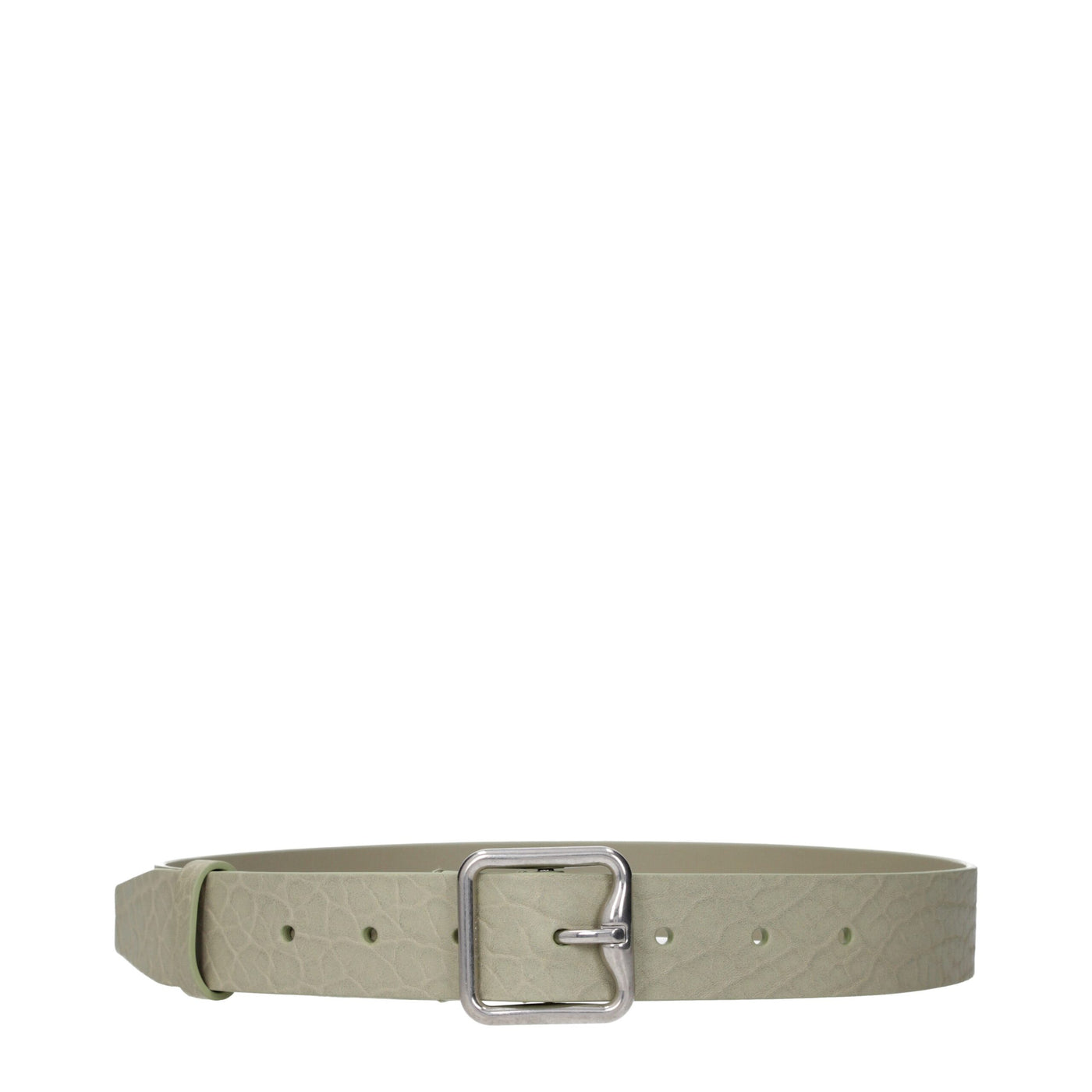 Burberry Green Leather Regular Belt