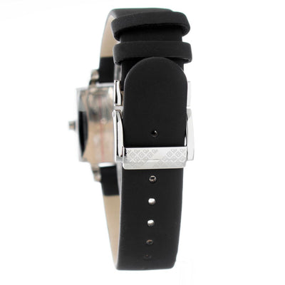 Laura Biagiotti Black Leather Dress Watch