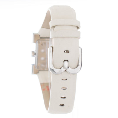 Laura Biagiotti Beige Leather Dress Watch