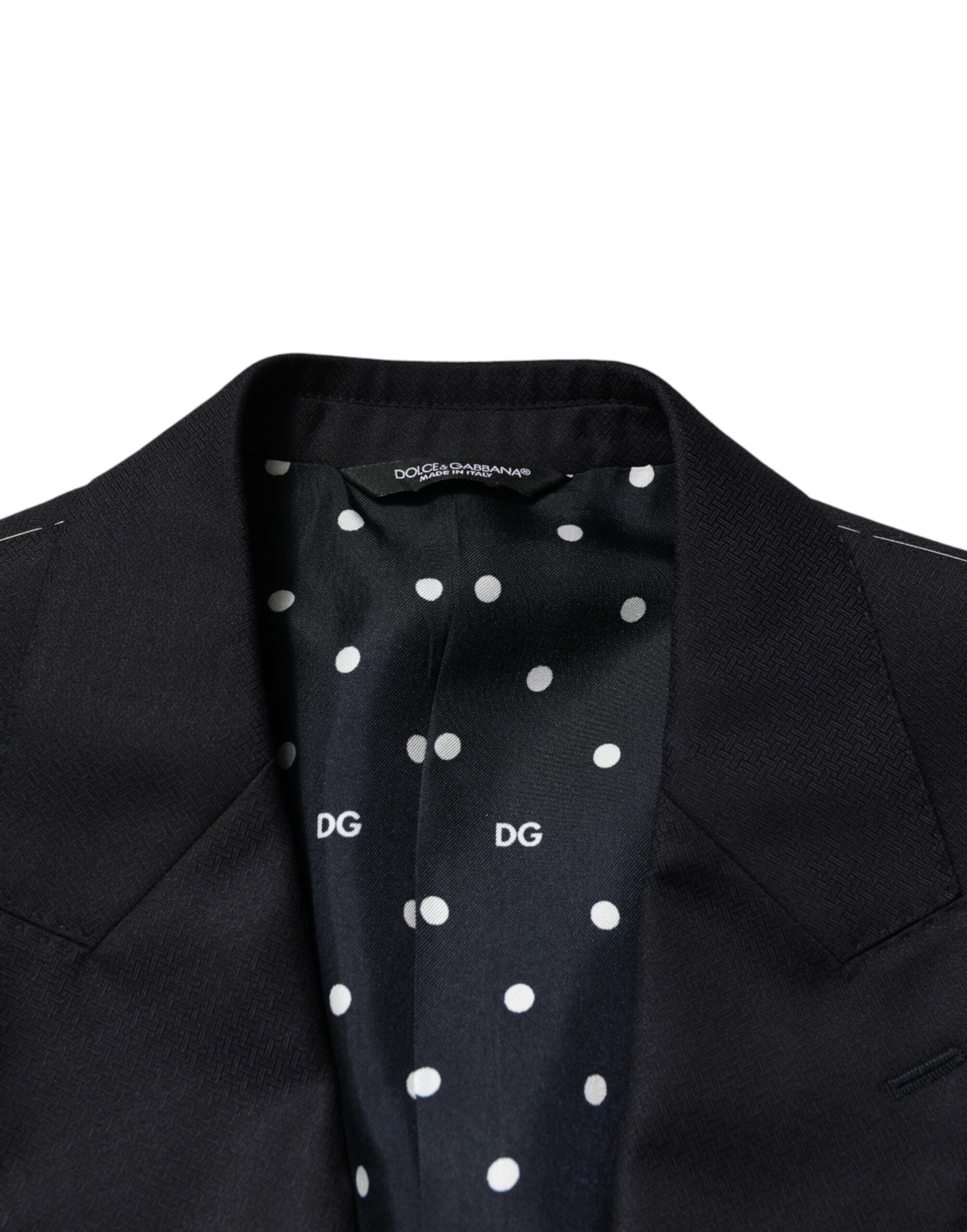Dolce & Gabbana Black Wool Single Breasted Men 2 Piece Suit