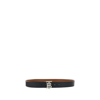 Burberry Black Calf Leather Bos Taurus Regular Belt
