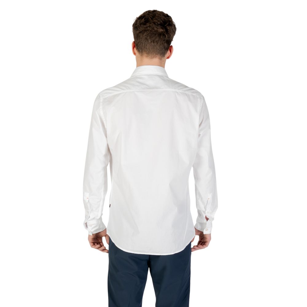 Hugo Boss White Cotton Dress Shirt