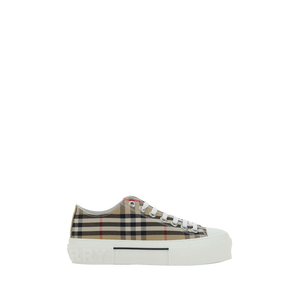 Burberry Brown Rubber Low Top Sneakers