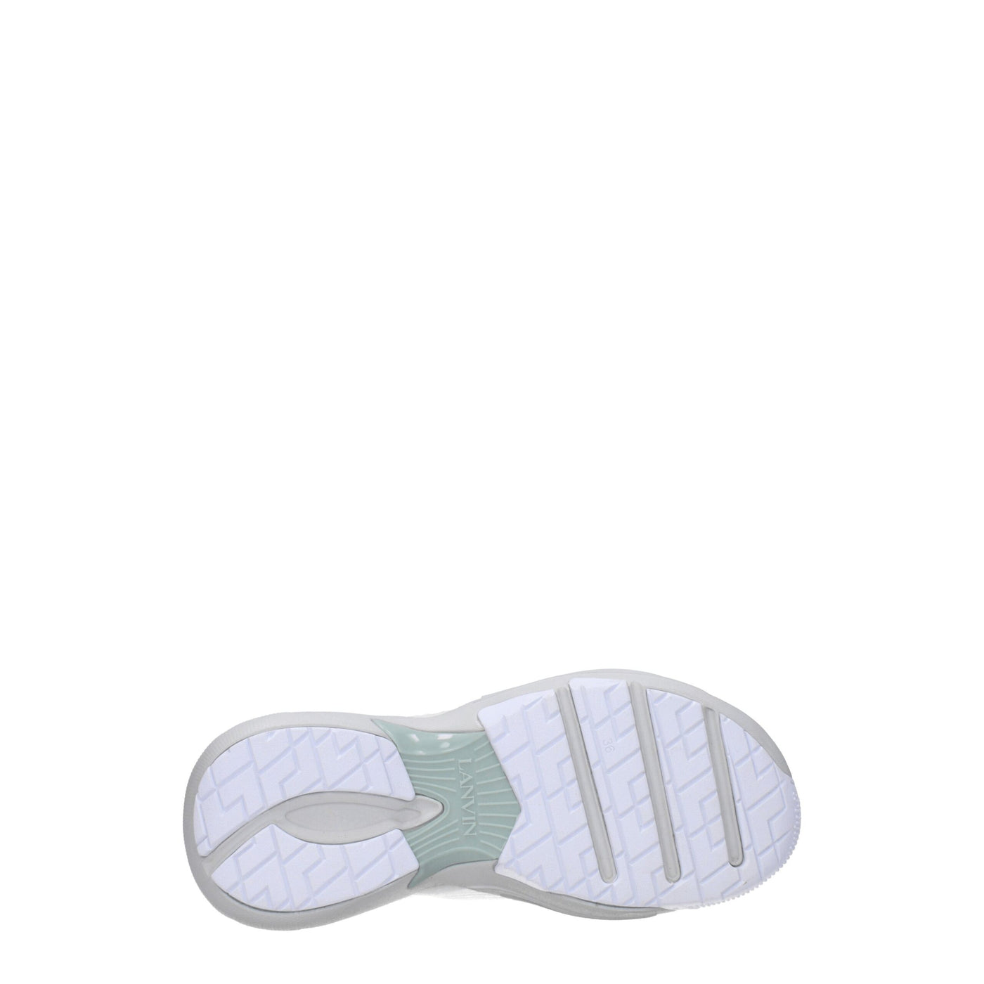 Lanvin White Leather Athletic Sneakers