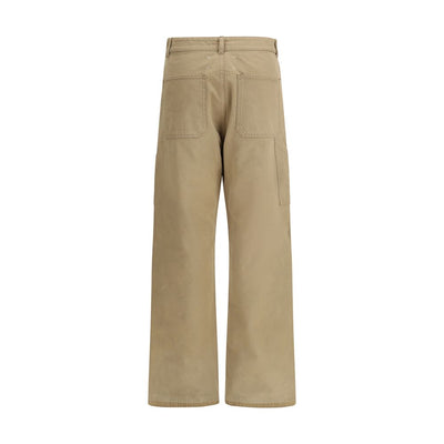 Margiela Beige Cotton Cargo Pants