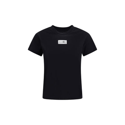 MM6 Black Cotton T-Shirt
