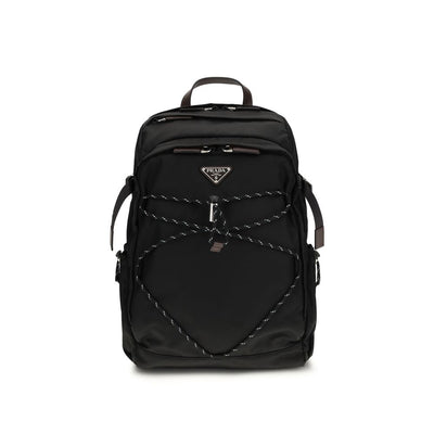 Prada Black Recycled Polyamide Backpack