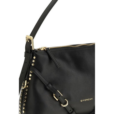 Givenchy Black Calf Leather Bos Taurus Shoulder Bag