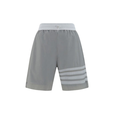 Thom Browne Gray Polyamide Bermuda Shorts