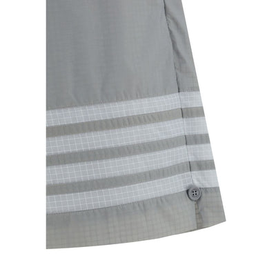 Thom Browne Gray Polyamide Bermuda Shorts
