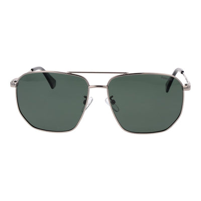 Polaroid Silver Metal Sunglasses