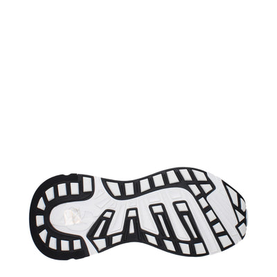 Dolce & Gabbana White Fabric Athletic Sneakers