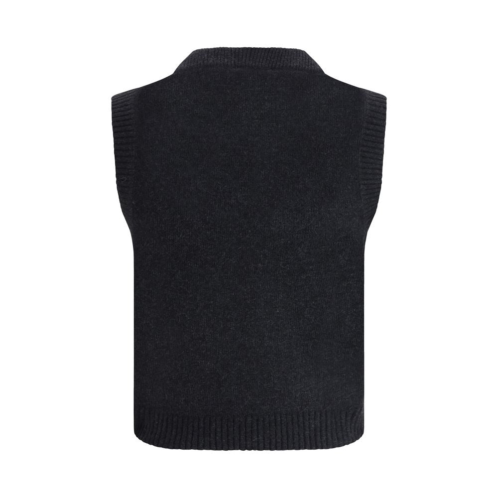 Ganni Black Wool Sweater