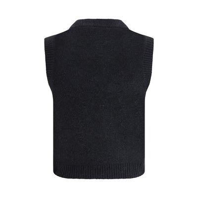 Ganni Black Wool Sweater