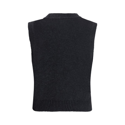 Ganni Black Wool Sweatshirt
