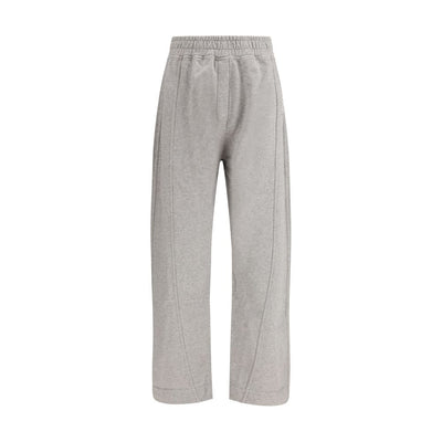 Ganni Gray Cotton Casual Pants