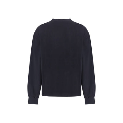 Ganni Black Cotton Sweatshirt