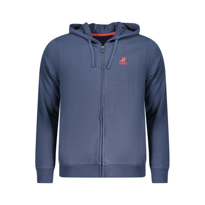 U.S. Grand Polo Blue Cotton Men's Hoodie