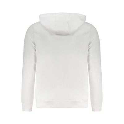 U.S. Grand Polo White Cotton Men's Hooded Sweatshirt