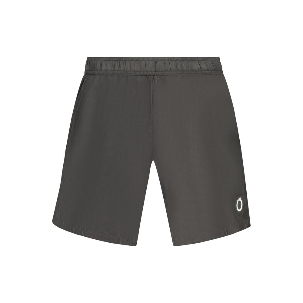 Trussardi Black Polyester Men's Swim Trunk