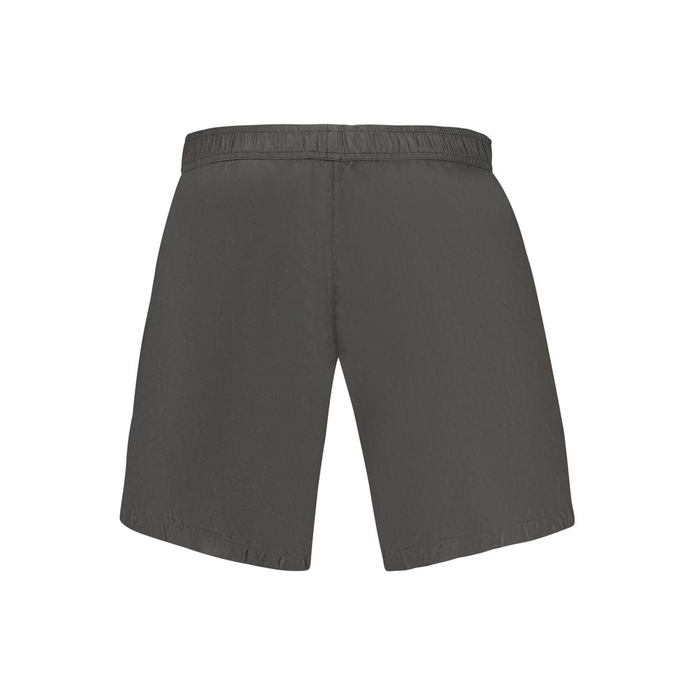 Trussardi Black Polyester Men's Swim Trunk