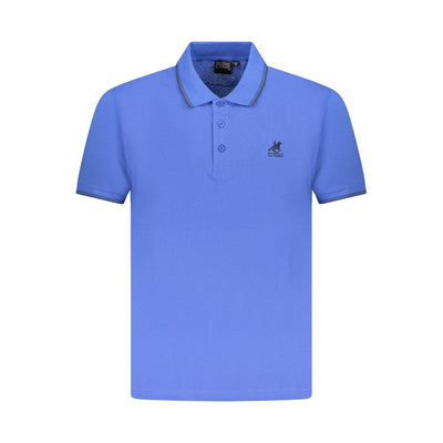 U.S. Grand Polo Blue Cotton Men Polo Shirt