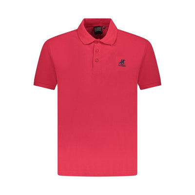 U.S. Grand Polo Rosso Cotton Men Polo Shirt