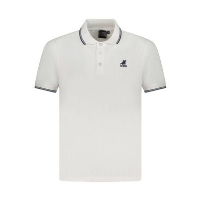 U.S. Grand Polo White Cotton Men's Polo Shirt