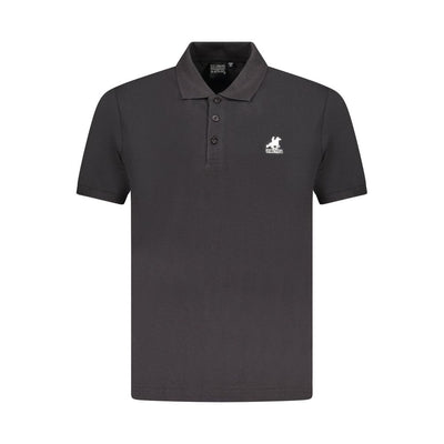U.S. Grand Polo Black Cotton Men Polo Shirt