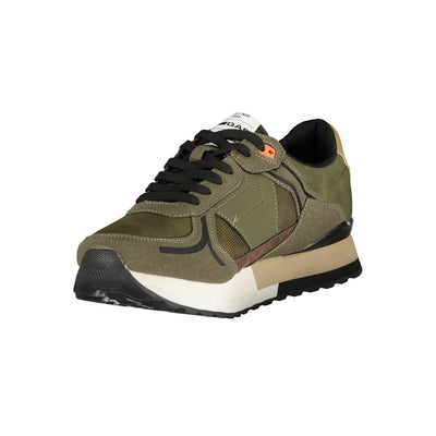 Gas Verde Poliestere Men Sneaker