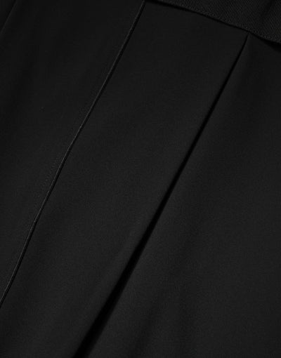 Dolce & Gabbana Black Sleeveless Sheath Knee Length Dress