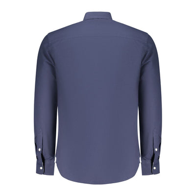 North Sails Blu Cotton Men Shirt