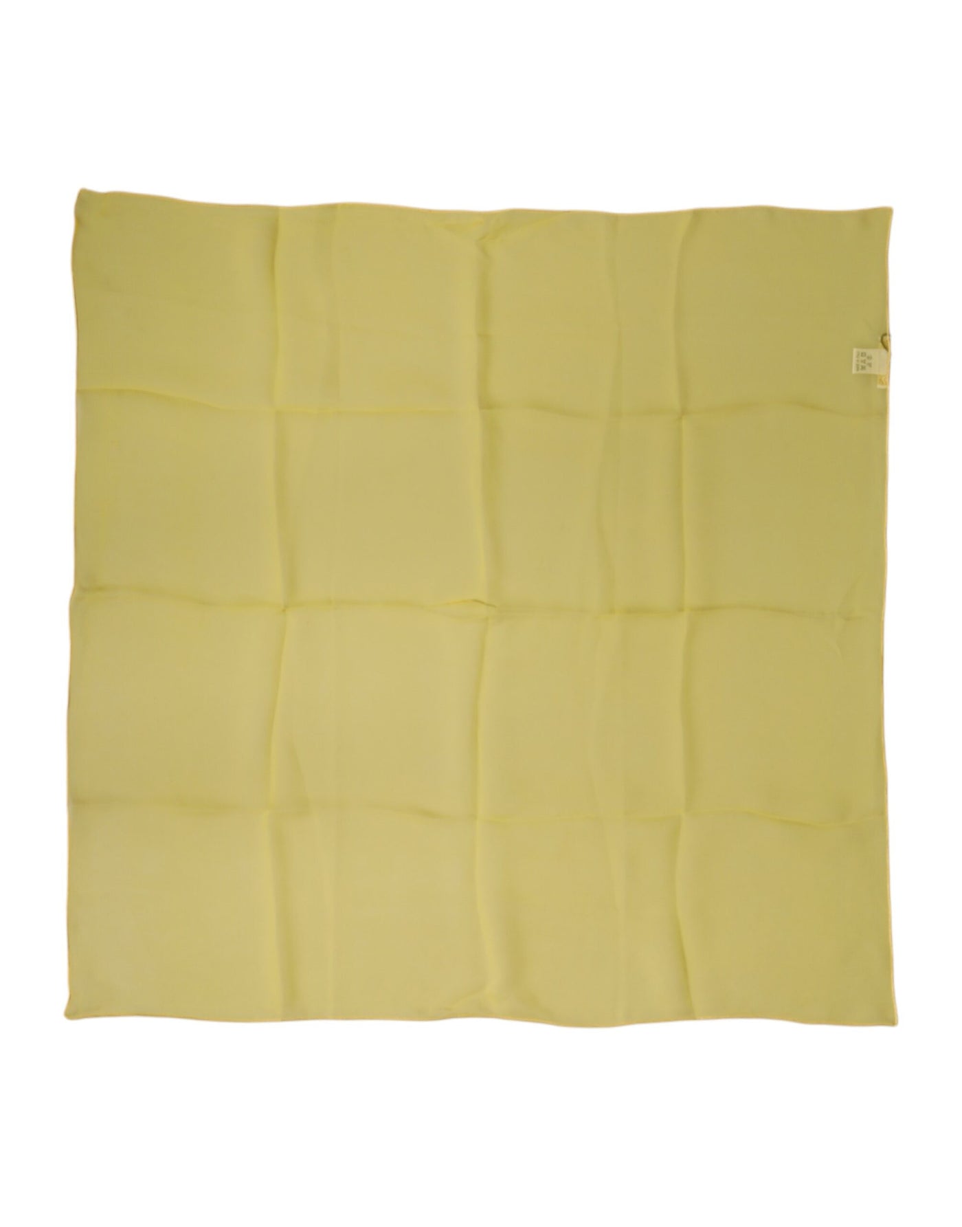 Dolce & Gabbana Yellow Silk Neck Wrap Square Foulard Scarf