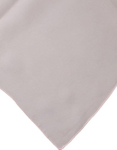 Dolce & Gabbana Pink Silk Neck Wrap Square Foulard Scarf