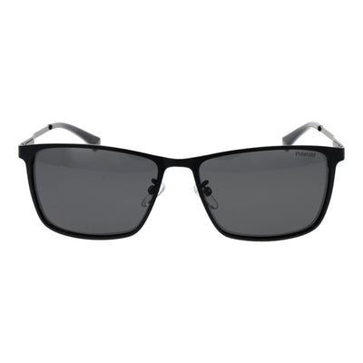 Polaroid Black Metal Sunglasses