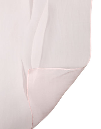 Dolce & Gabbana Light Pink Stole Silk Neck Wrap Shawl  Scarf
