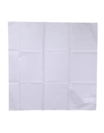 Dolce & Gabbana White Silk Lace Stole Square Foulard  Scarf