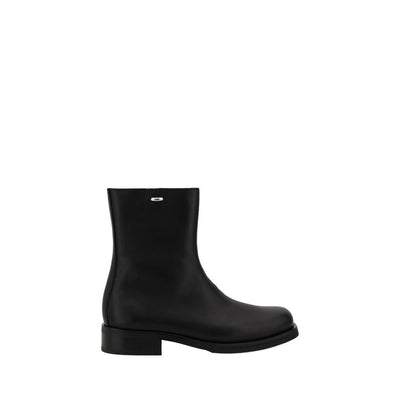 Our Legacy Black Calf Leather Bos Taurus Ankle Boots
