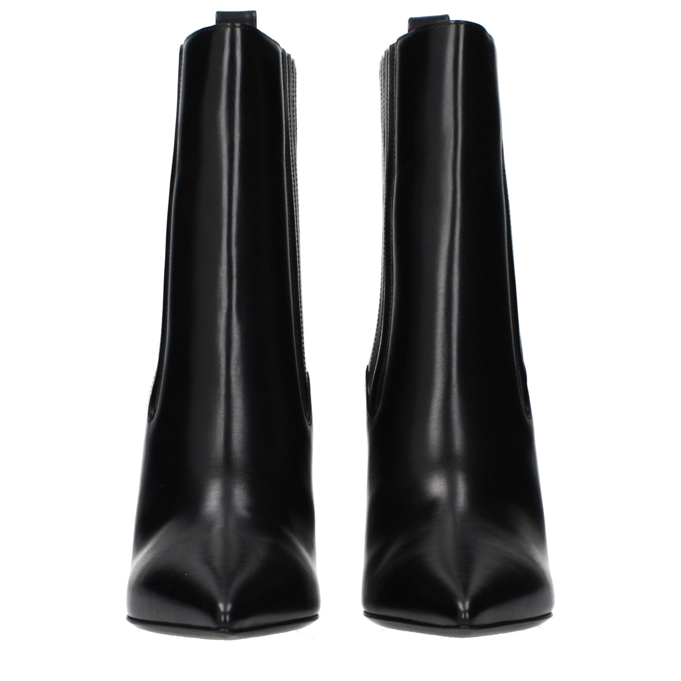 Valentino Garavani Black Leather Ankle Boots