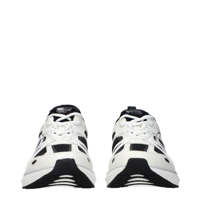 Valentino Garavani White Fabric Athletic Sneakers