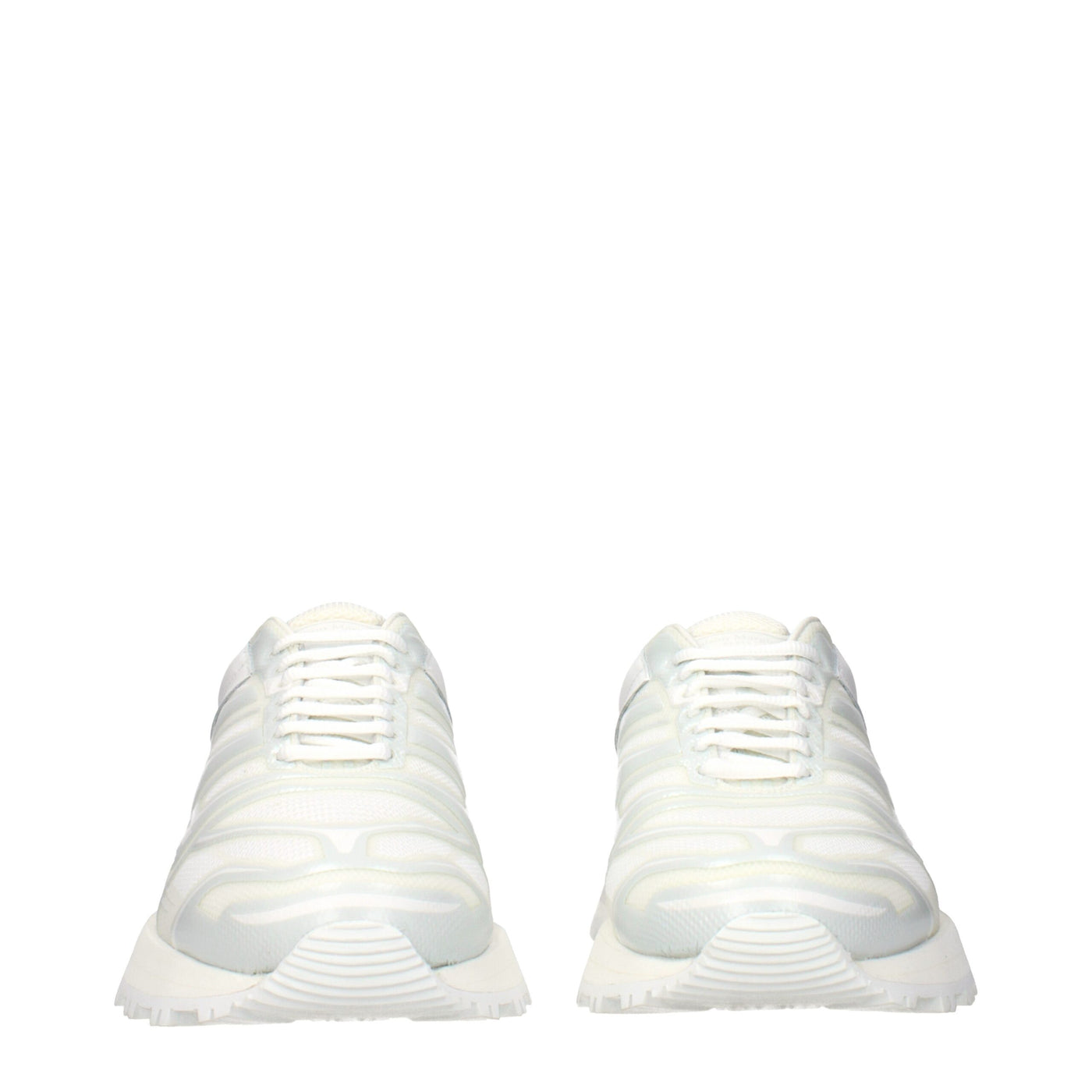 Maison Margiela White Fabric Athletic Sneakers