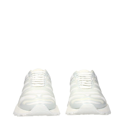 Maison Margiela White Fabric Athletic Sneakers