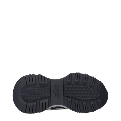 Maison Margiela Black Fabric Athletic Sneakers