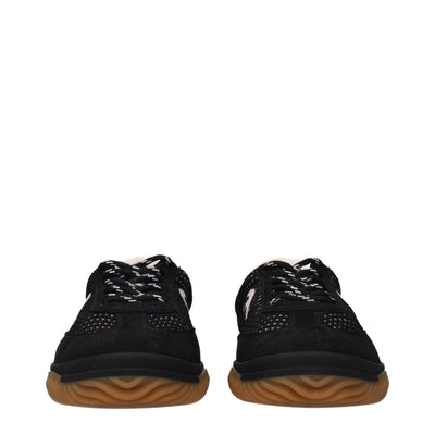 Stella McCartney Black Fabric Low Top Sneakers